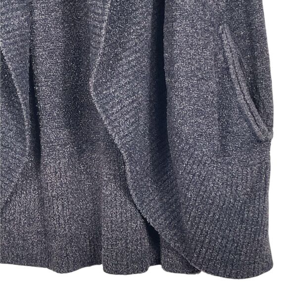 BAREFOOT DREAMS Cozychic Lite Circle Cardigan Sweater Size XS/S Open #452 Brown - Picture 8 of 16
